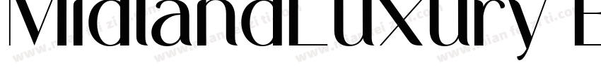 MidlandLuxury Black字体转换